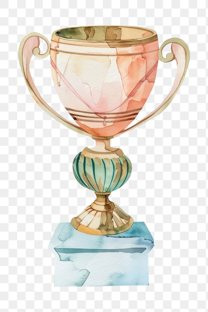 PNG Trophy trophy glass achievement.