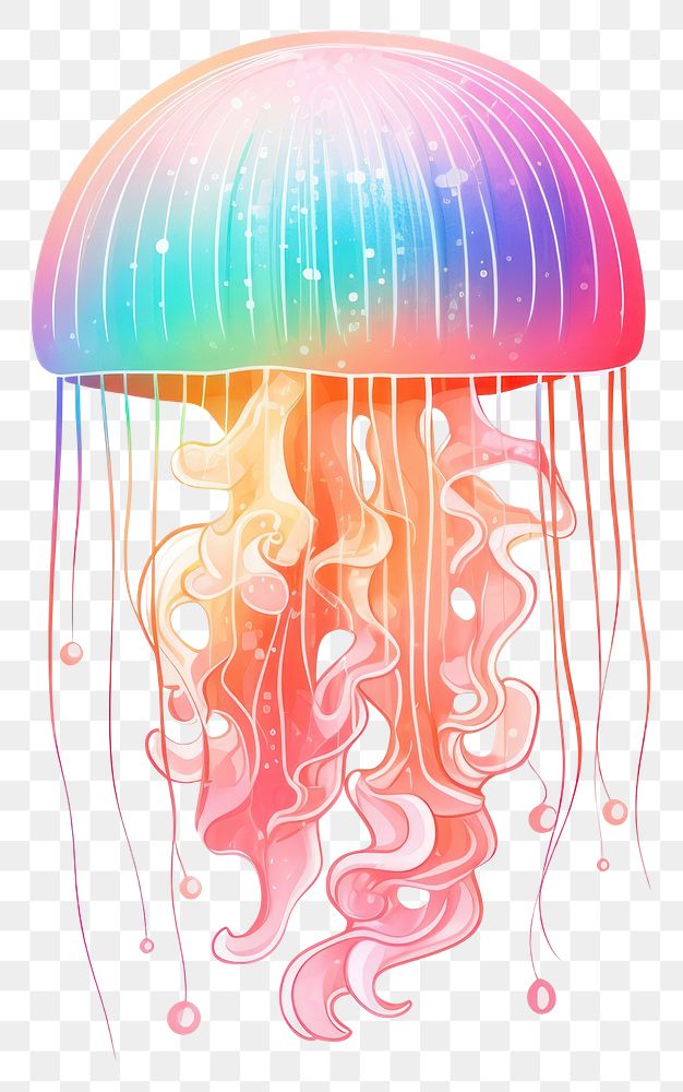 PNG Jellyfish invertebrate transparent underwater.