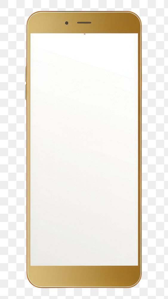 PNG Phone icon gold white background portability.