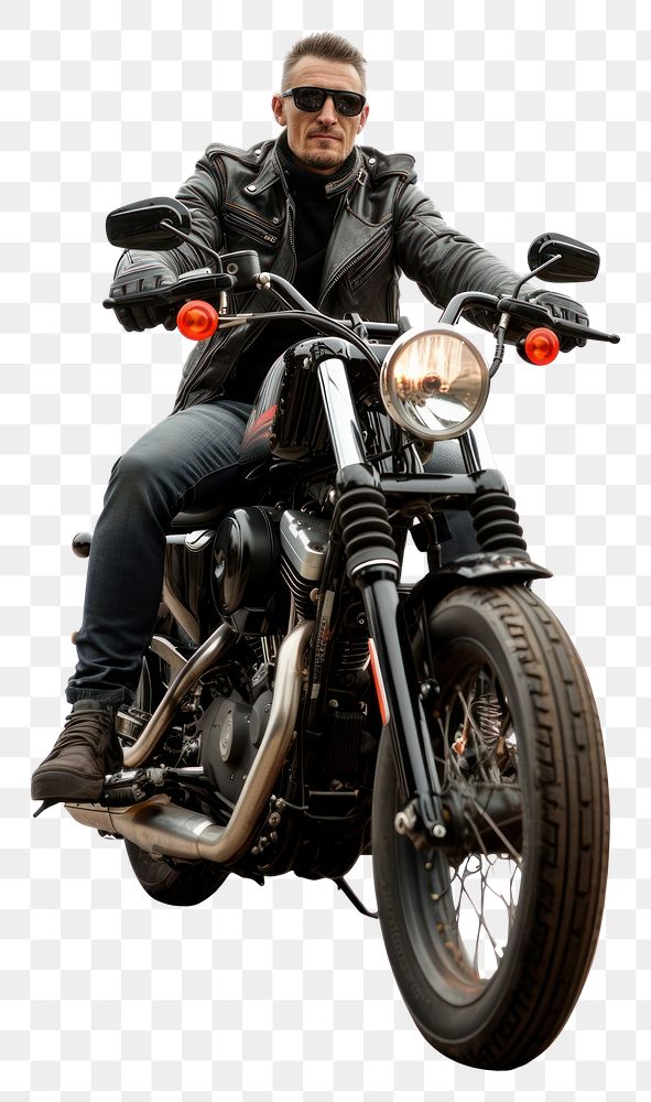 Motorcycle portrait vehicle jacket.