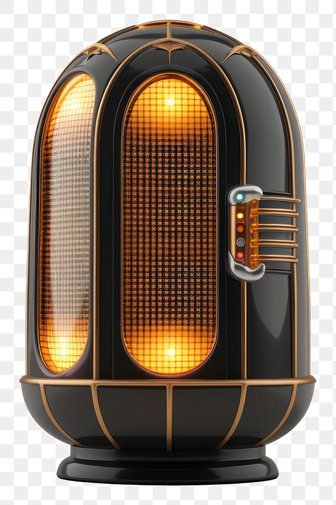 PNG Jukebox machine lamp white background loudspeaker.