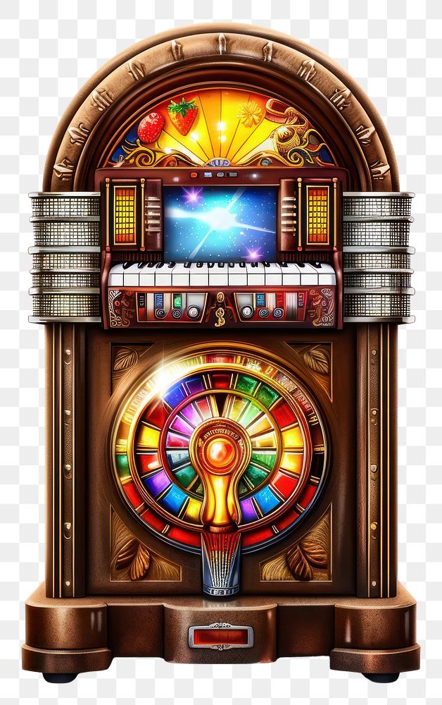 PNG Jukebox machine gambling game white background.