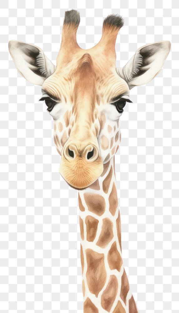 PNG A giraffe wildlife animal mammal.