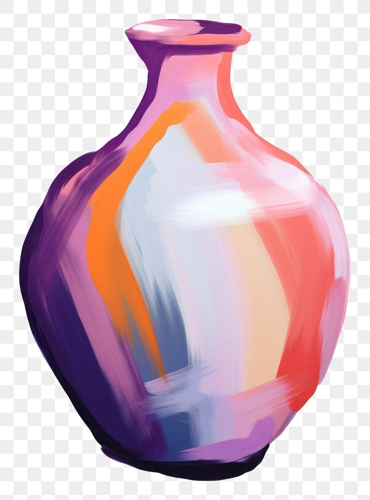 PNG A vase pottery white background creativity.