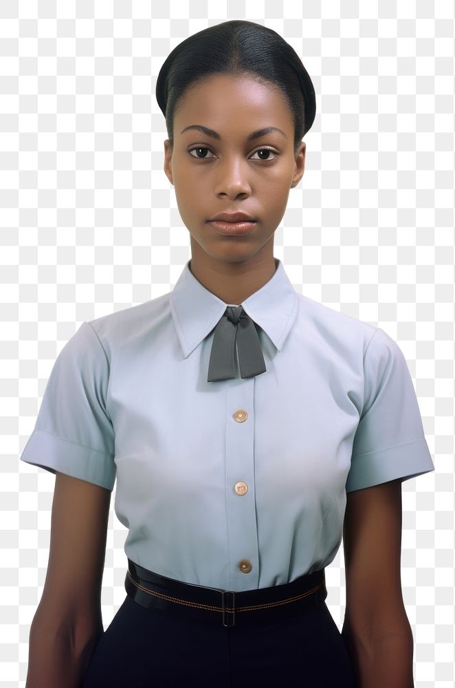 PNG Blouse shirt hairstyle accessory.