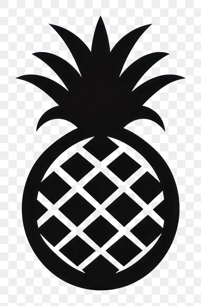 PNG Pineaple fruit logo icon pineapple white background bromeliaceae.
