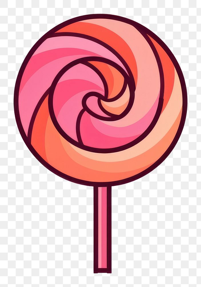 PNG Candy confectionery lollipop cartoon.