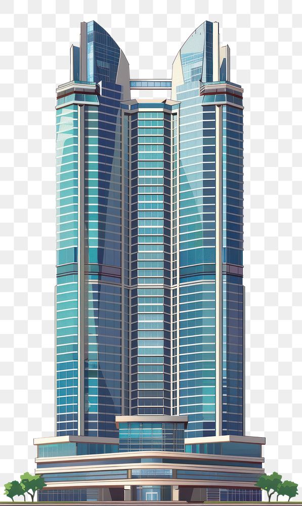 PNG Architecture skyscraper metropolis building.