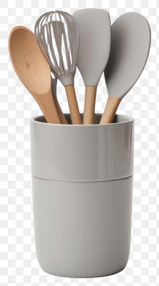 PNG Spoon silverware container flowerpot