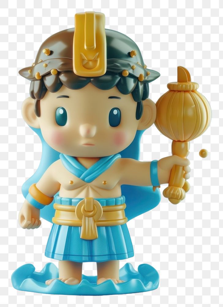 PNG 3d Water Bearer figurine cartoon cute.
