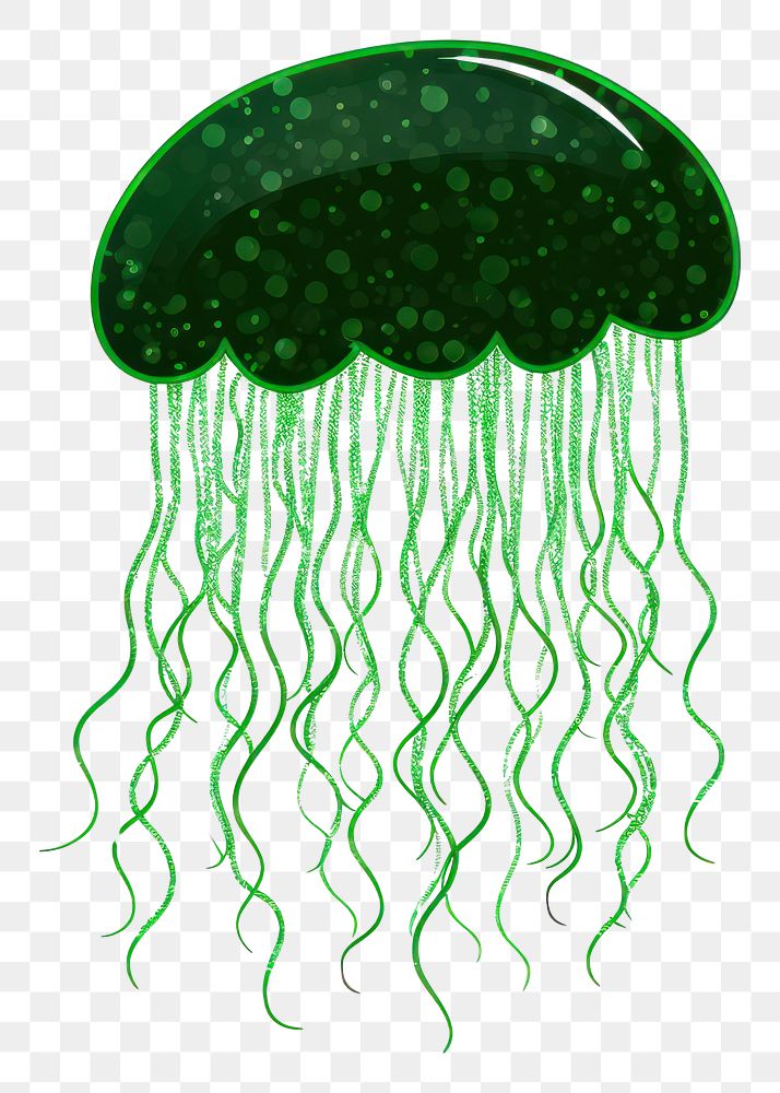 PNG Jellyfish icon jellyfish transparent green.