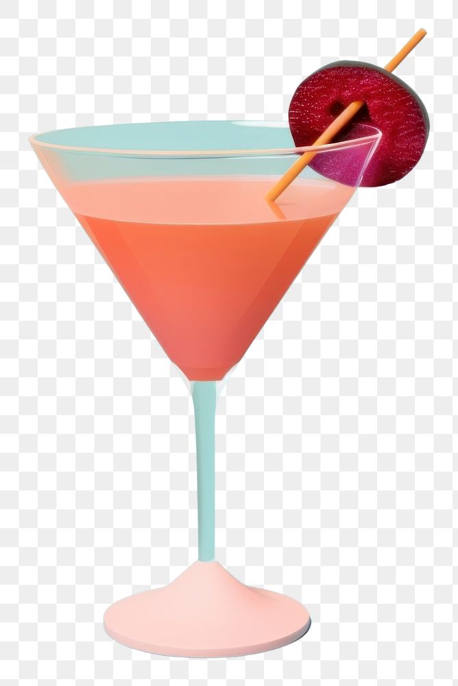 PNG Cocktail martini drink cosmopolitan.