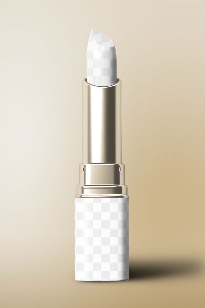 Lipstick png mockup, transparent design