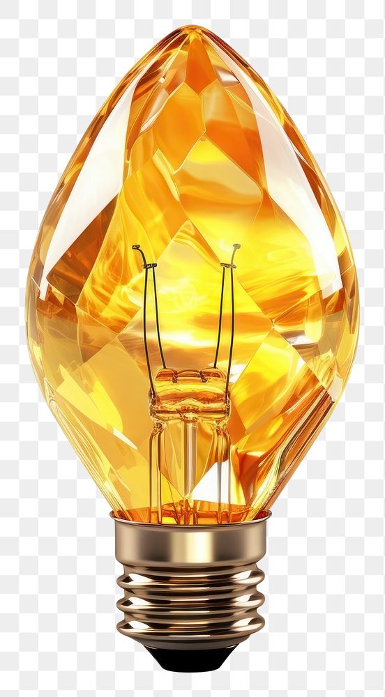 PNG White yellow light bulb and yellow lightbulb lamp electricity.