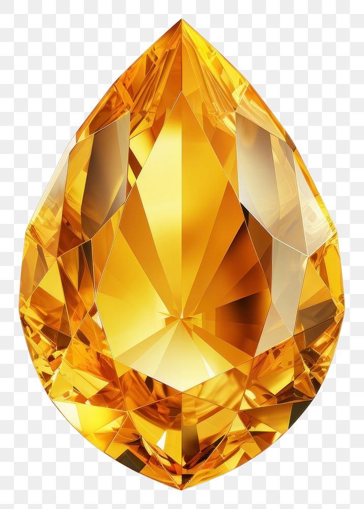PNG Lemon gemstone crystal jewelry.