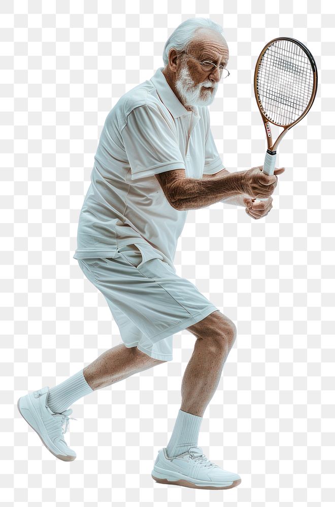 PNG Man playing tennis sports racket adult.