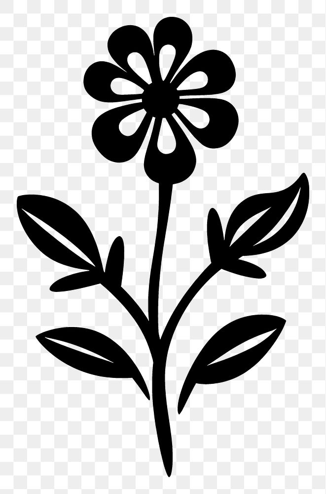 PNG Flowers logo icon pattern plant white.
