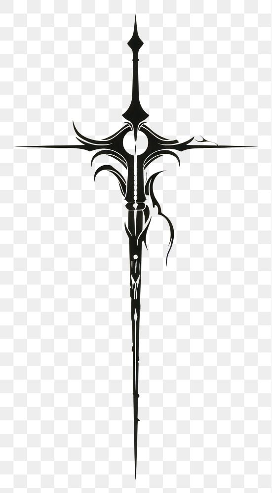 PNG Black minimalist gaming sword logo design symbol calligraphy creativity.