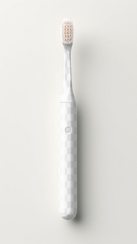 Toothbrush png mockup, transparent design