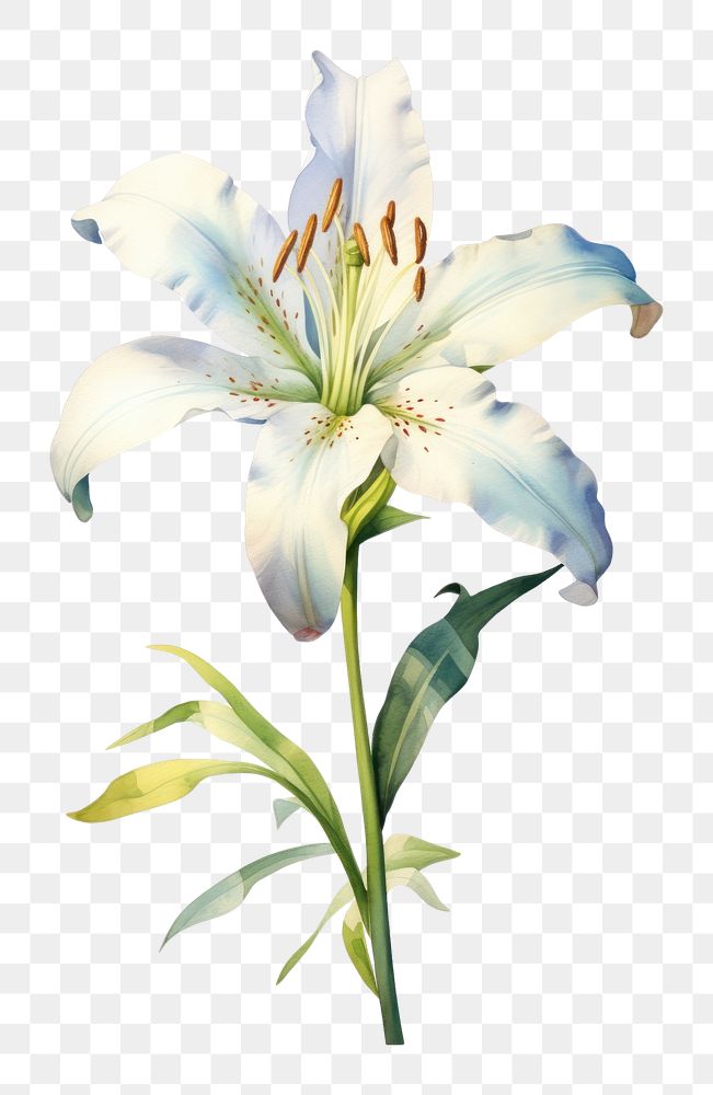 PNG Lily flower lily blossom.