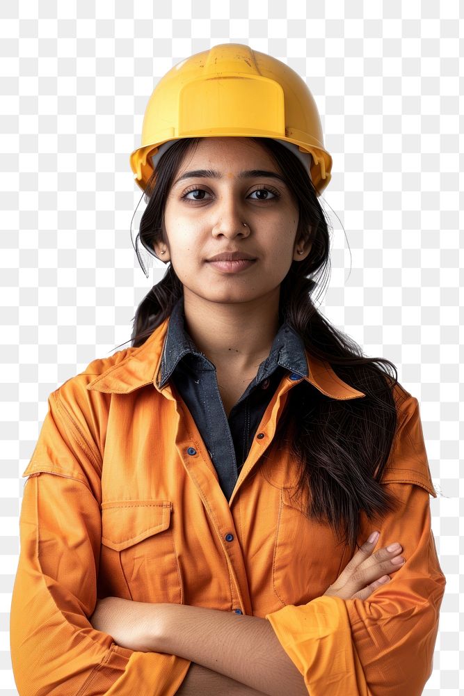 PNG Indian industrial engineer clothing apparel hardhat.