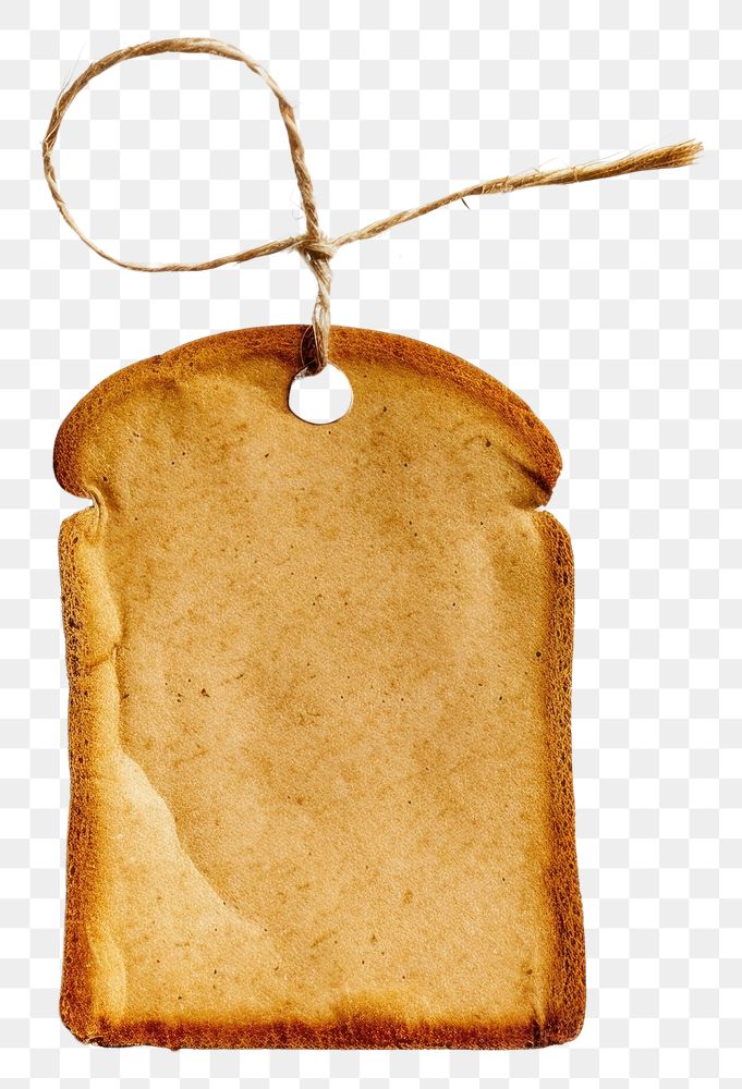 Bread shape sign toast food.
