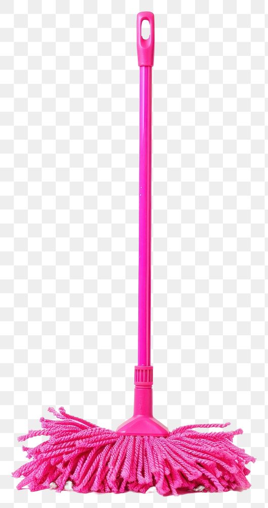 PNG Pink squeeze-clean flat mop broom smoke pipe