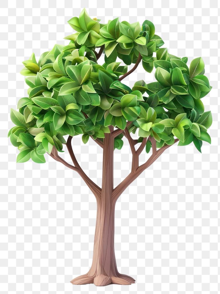 PNG 3D Illustration of tropical tree bonsai plant wood