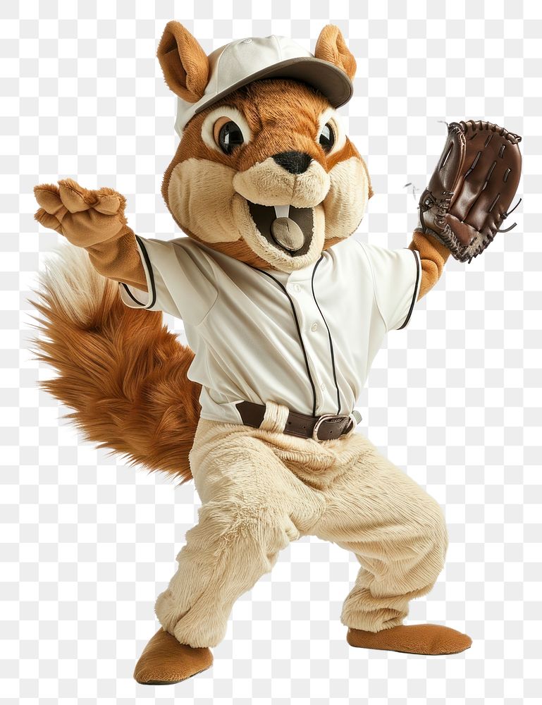 PNG Squirrel mascot costume baseball person clothing