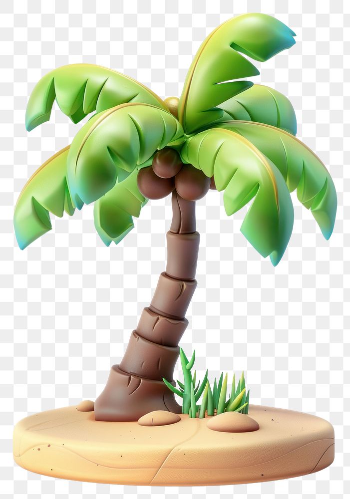 PNG 3D Illustration of coconut tree arecaceae furniture produce