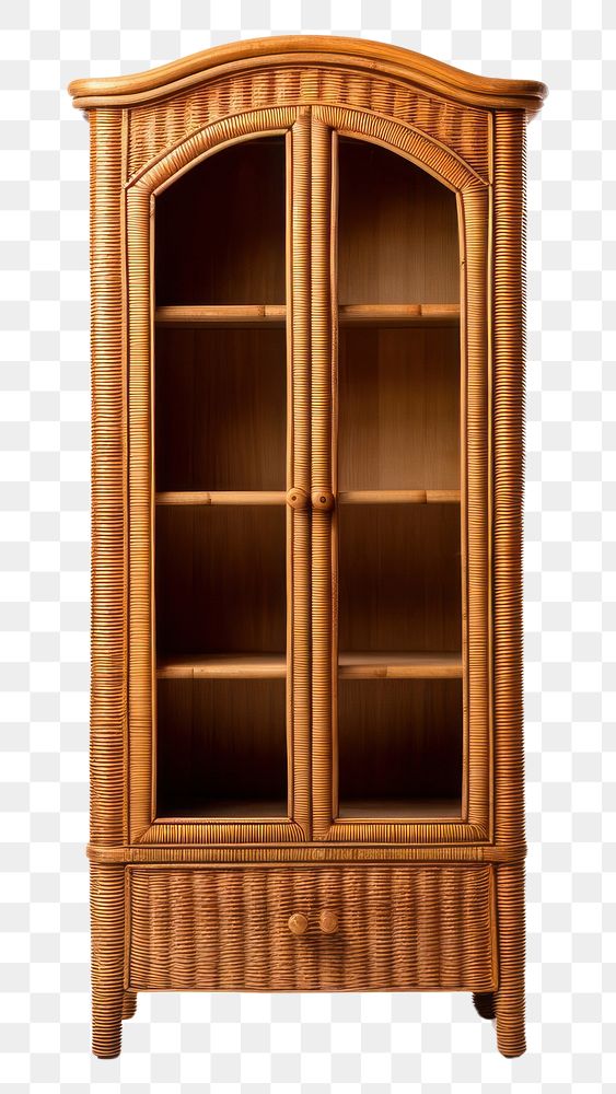 PNG Rattan tall cabinet furniture cupboard closet.