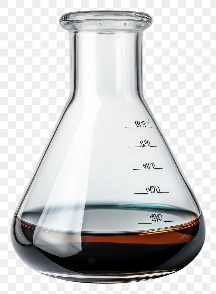 PNG Flask bottle glass biotechnology.