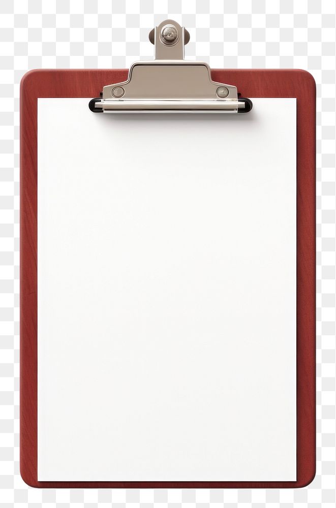 PNG Maroon clipboard white background blackboard document.