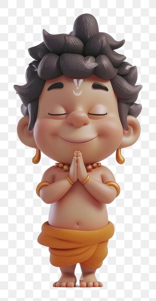 PNG 3d god character cartoon figurine toy.