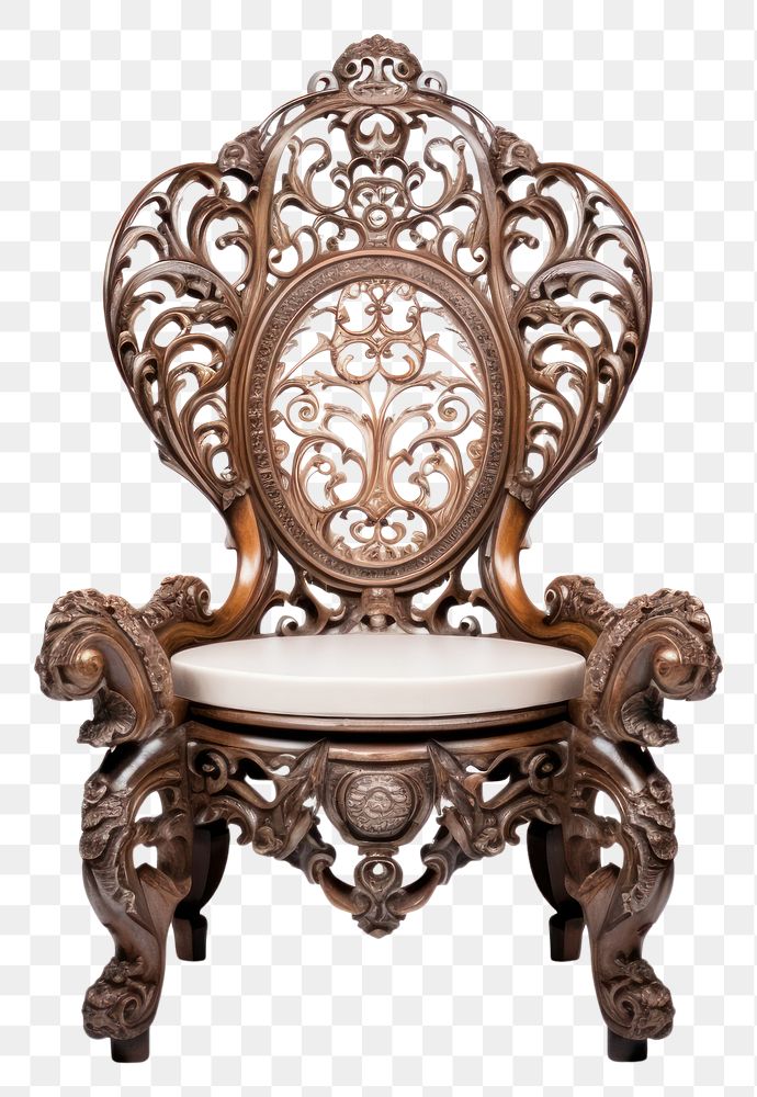 PNG Chair furniture throne wood.