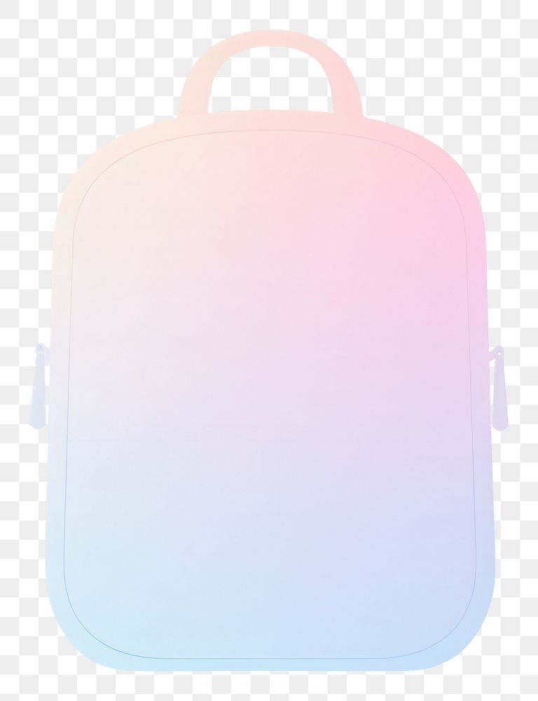 PNG Backpack icon suitcase handbag luggage.