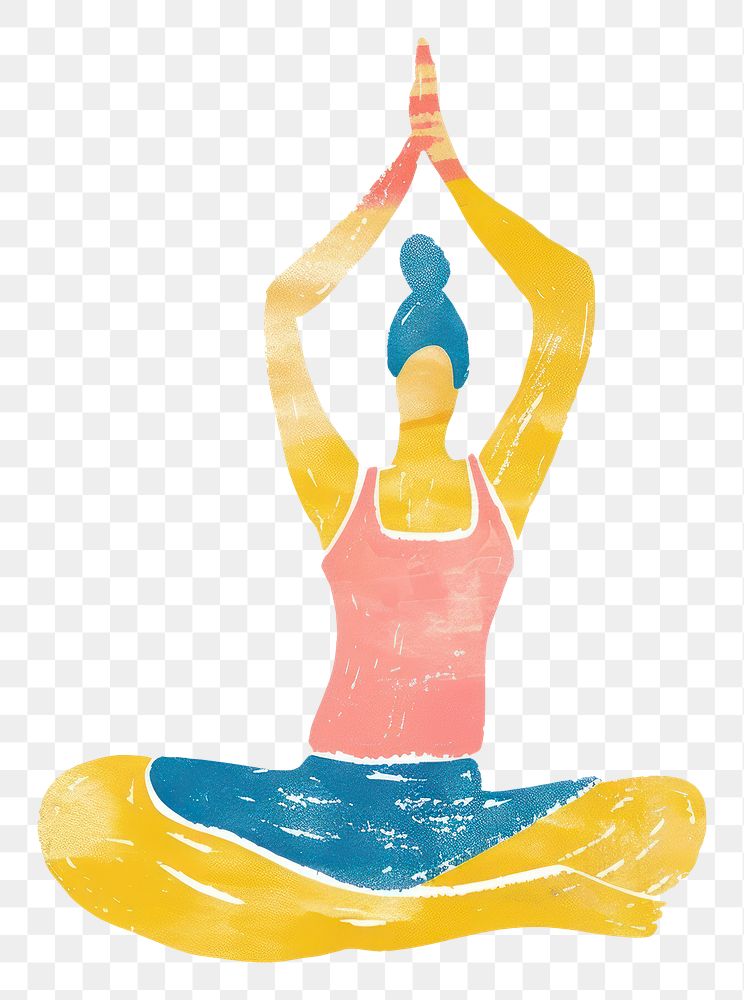 Yoga woman sports white background spirituality.