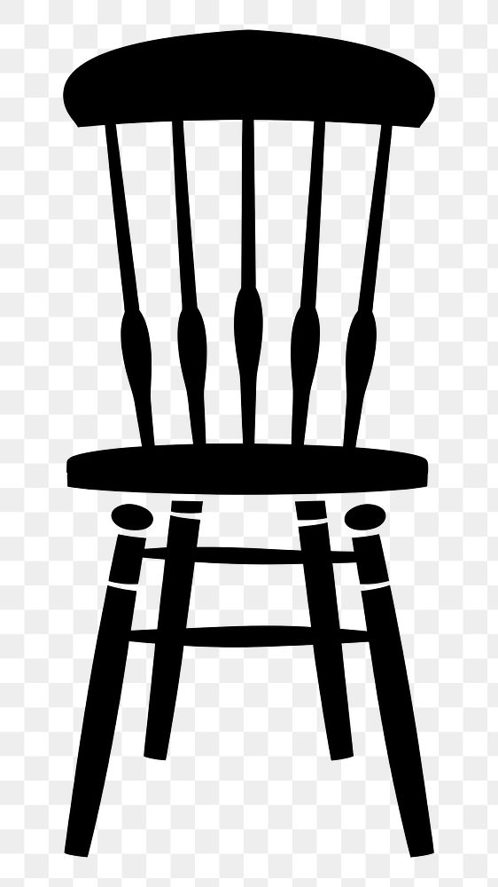 PNG A old chair furniture bar stool.