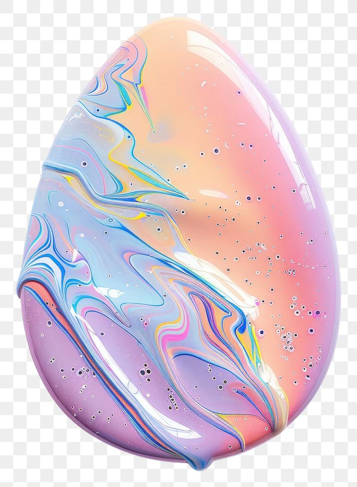 PNG  Acrylic pouring easter egg accessories accessory gemstone.