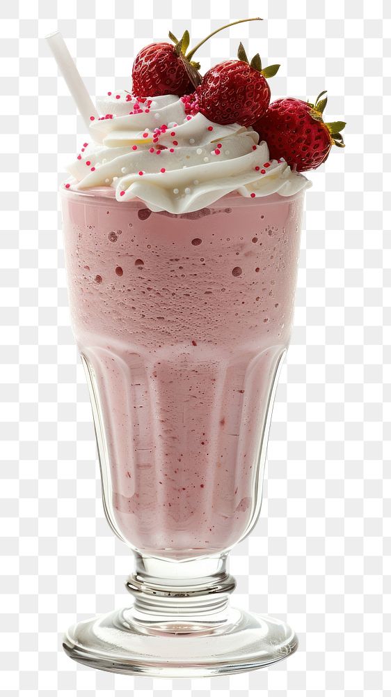 PNG Milkshake drink strawberry smoothie dessert