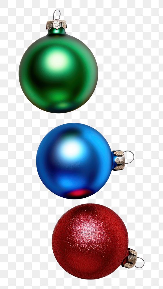 PNG Christmas ornament ball jewelry sphere green.