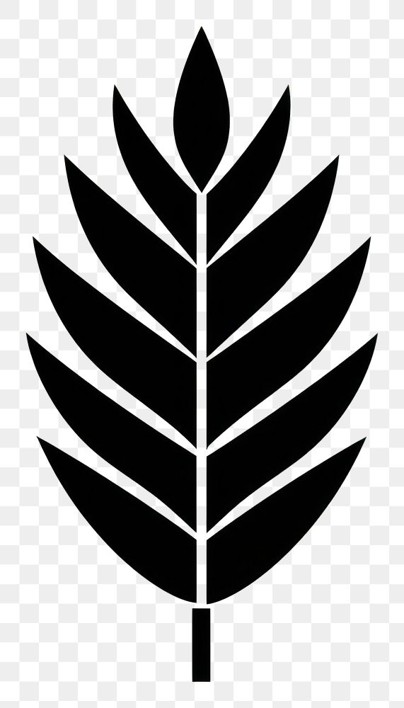PNG Black minimalist argentina logo design symbol plant leaf.