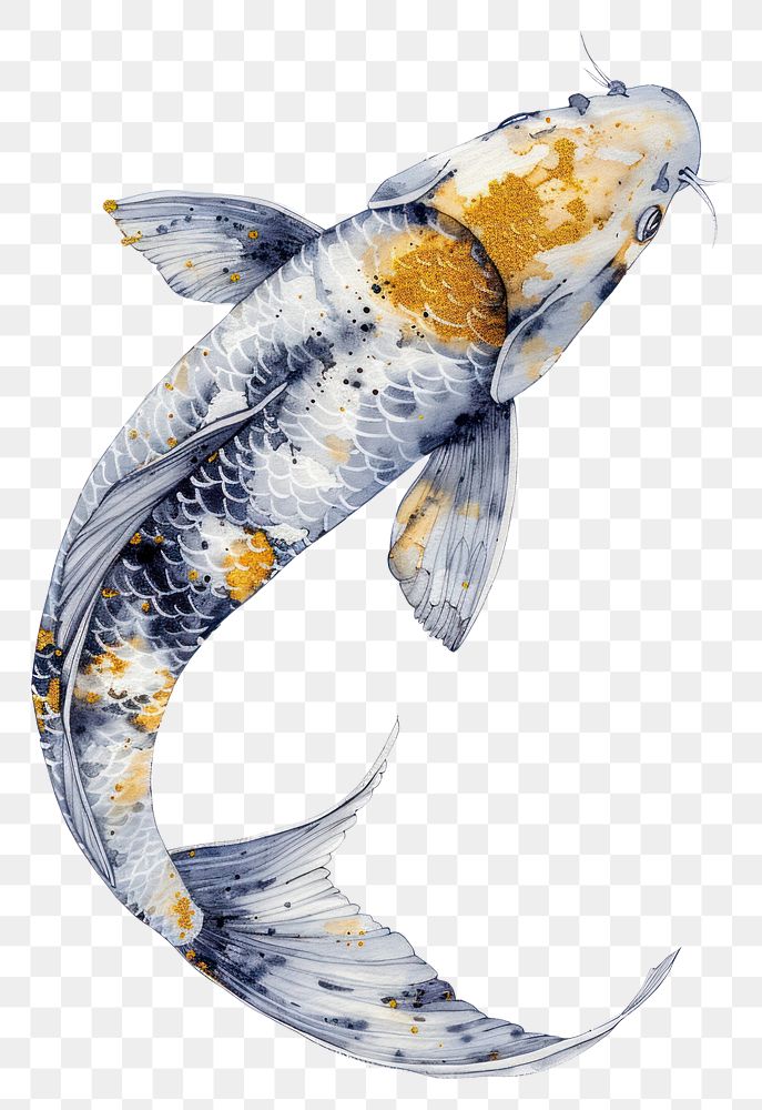 PNG A koi fish animal shark carp