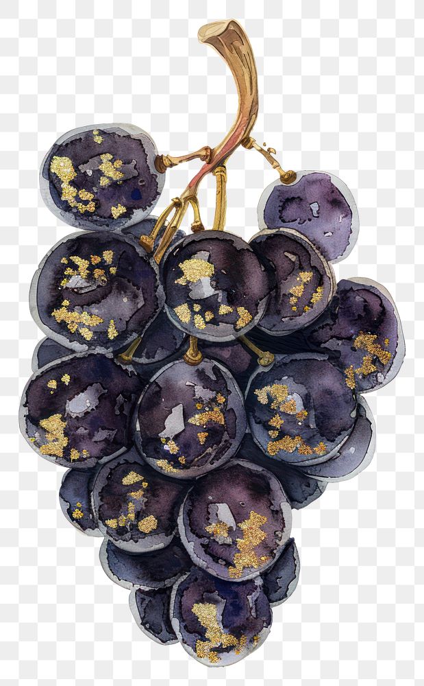 PNG Grape grapes jewelry fruit.