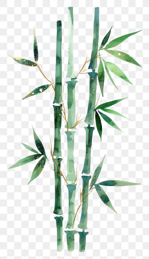 PNG Green bamboo weaponry dagger plant.