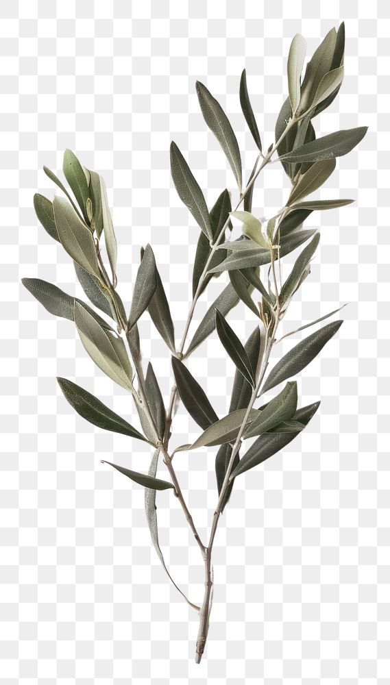 PNG Olive branches blossom herbal flower