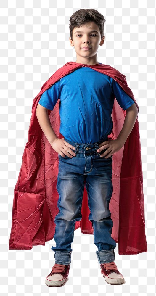 PNG Superhero boy clothing apparel.