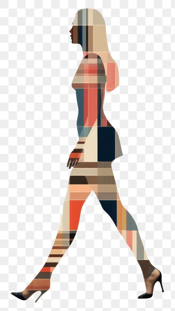 PNG Woman walking footwear pattern adult.
