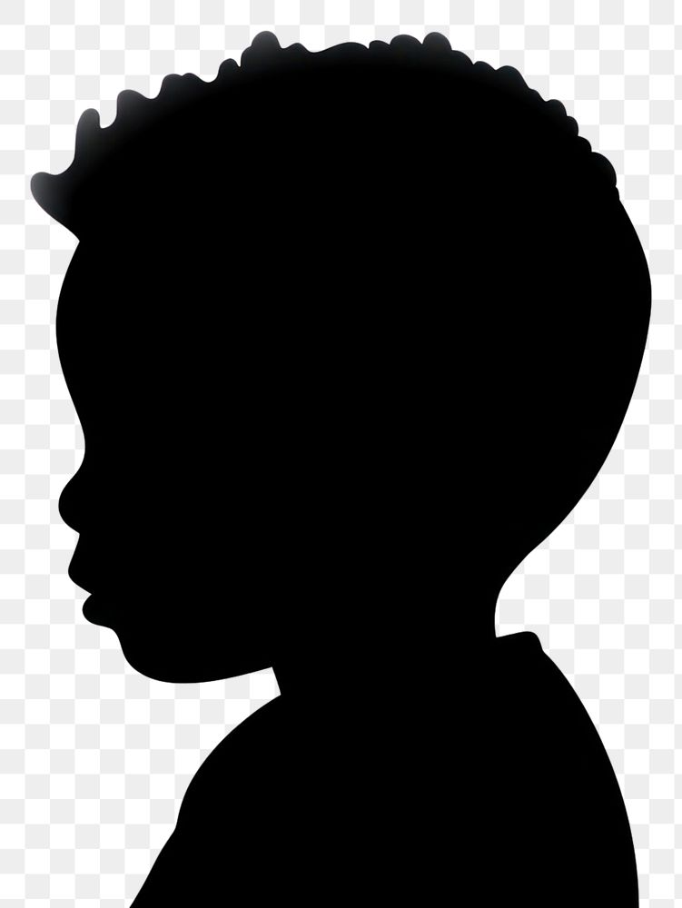 PNG Baby silhouette clip art white white background backlighting.