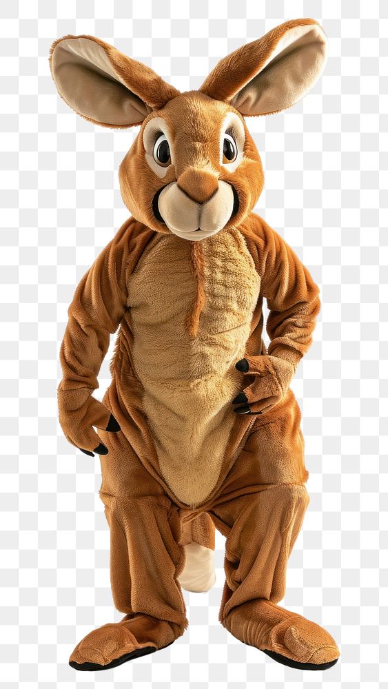 PNG Kangaroo mascot costume animal mammal plush.